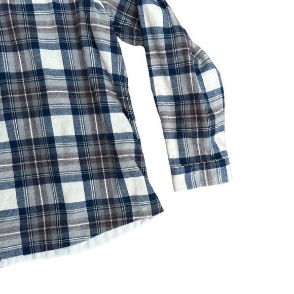 L.L.Bean Flannel Hoodie Men Outdoor Jacket Sweatshirt Pockets Zip Ip Extra Large - Picture 12 of 12